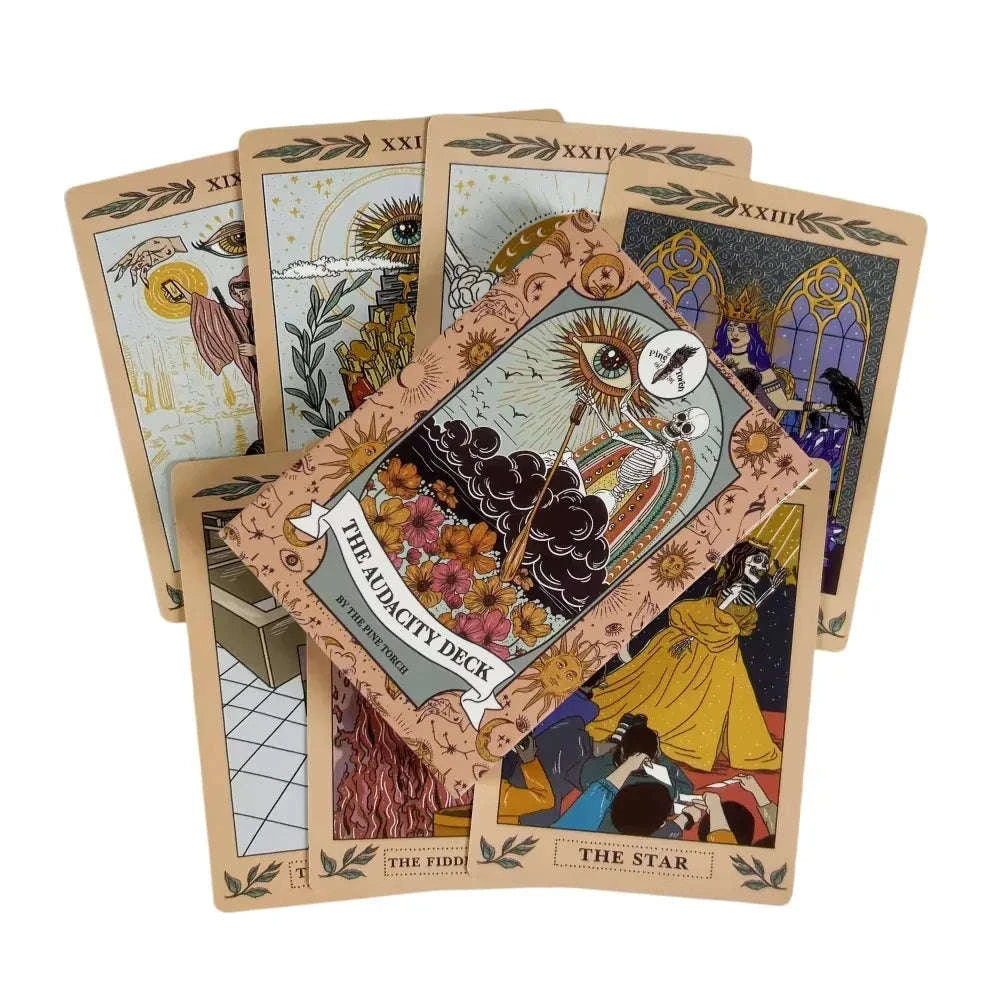 🔥The Audacity Deck | 37-Card English Oracle Tarot Divination Edition – Board Game Functional Deck
