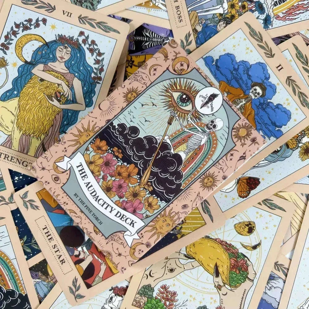 🔥The Audacity Deck | 37-Card English Oracle Tarot Divination Edition – Board Game Functional Deck