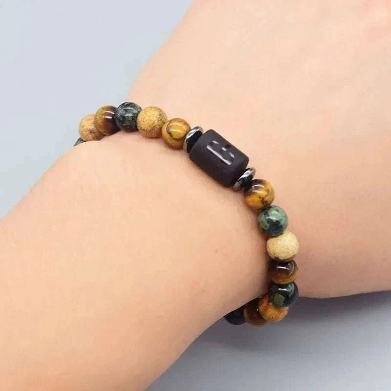 🌌 The "Celestial Identity" 12 Constellation Bracelet: Zodiac Charm & Personality Talisman (Unisex)
