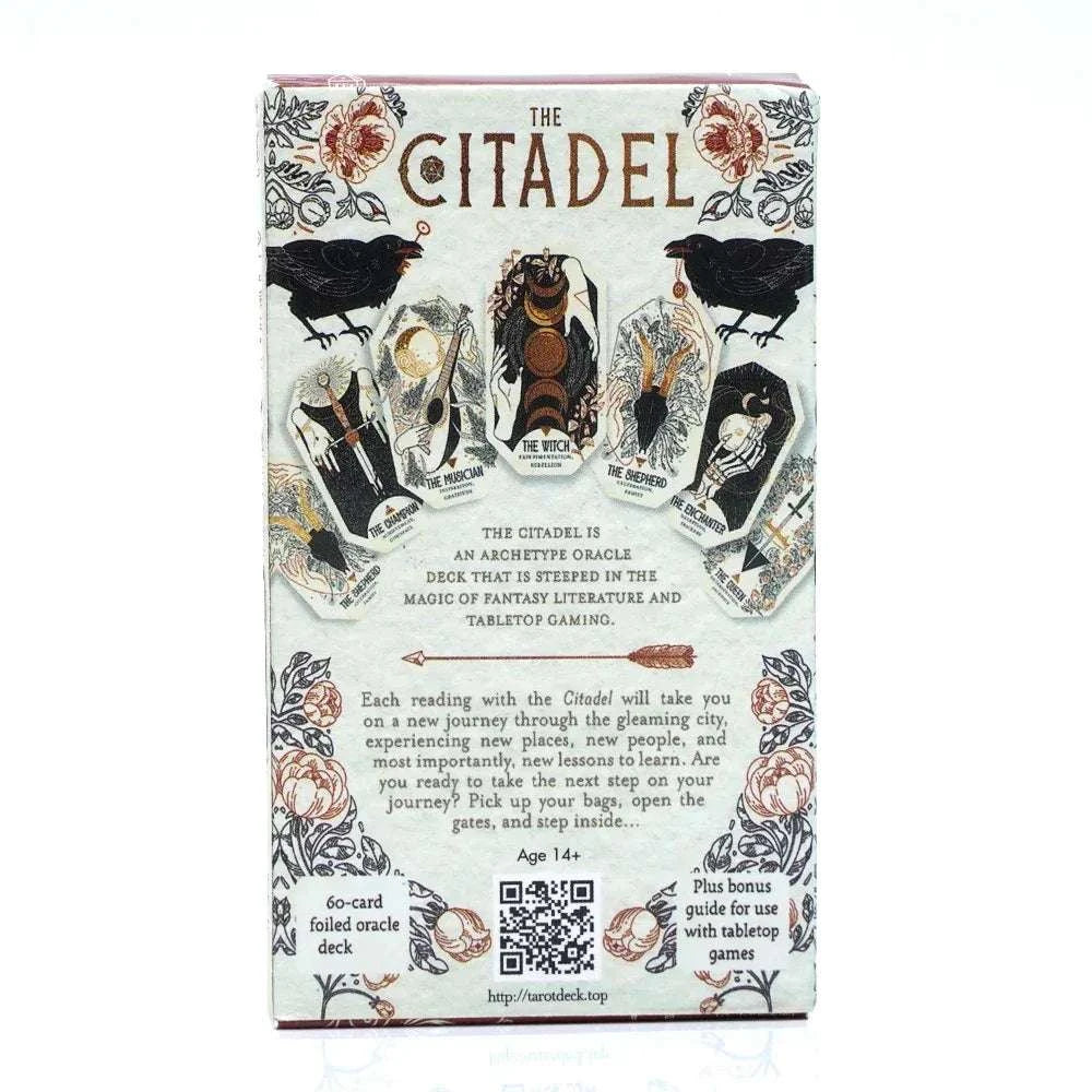 🏰 The Citadel: A Fantasy Oracle Tarot Deck – 60 Cards | Unique Hexagonal Shape | Fantasy-Themed Oracle & Board Game