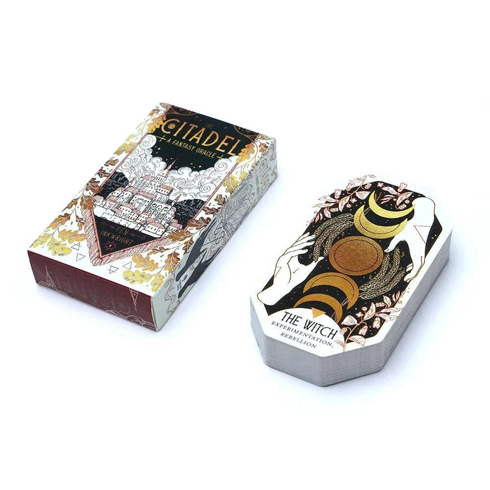 🏰 The Citadel Oracle Tarot Deck – 60 Cards | Fantasy-Themed Oracle & Tarot Hybrid | Board Game Edition for Family & Parties