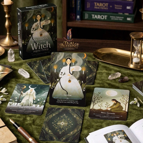 ✨ The Classic Tarot Cards Deck 78-Card Rider-Waite Foundation Set Guidebook: Beginner-Friendly & Premium Tabletop Divination Art Collectible for Fortune Telling Thai Blessing Co By RURUECHA