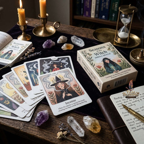 ✨ The Classic Tarot Cards Deck 78-Card Rider-Waite Foundation Set Guidebook: Beginner-Friendly & Premium Tabletop Divination Art Collectible for Fortune Telling Thai Blessing Co By RURUECHA