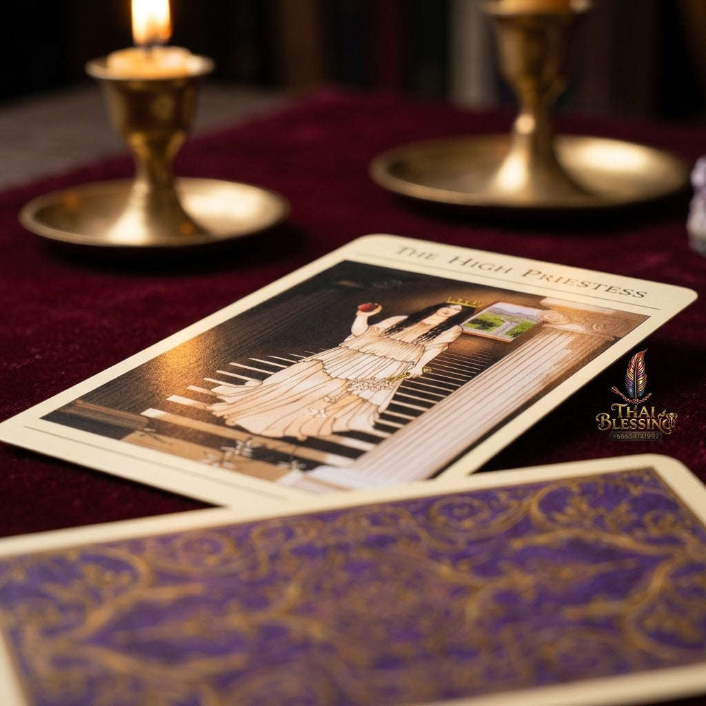 ✨ The Classic Tarot Cards Deck 78-Card Rider-Waite Foundation Set Guidebook: Beginner-Friendly & Premium Tabletop Divination Art Collectible for Fortune Telling Thai Blessing Co By RURUECHA