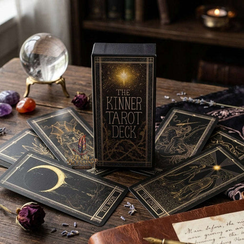 ✨ The Classic Tarot Cards Deck 78-Card Rider-Waite Foundation Set Guidebook: Beginner-Friendly & Premium Tabletop Divination Art Collectible for Fortune Telling Thai Blessing Co By RURUECHA