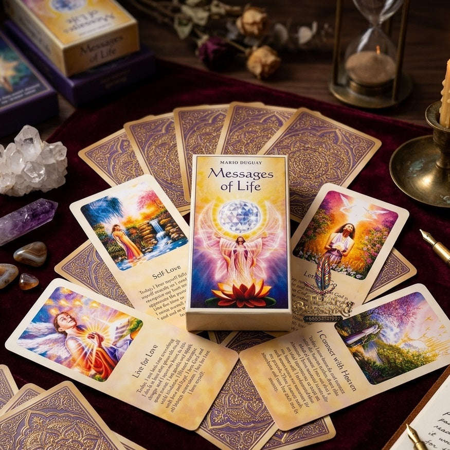 ✨ The Classic Tarot Cards Deck 78-Card Rider-Waite Foundation Set Guidebook: Beginner-Friendly & Premium Tabletop Divination Art Collectible for Fortune Telling Thai Blessing Co By RURUECHA