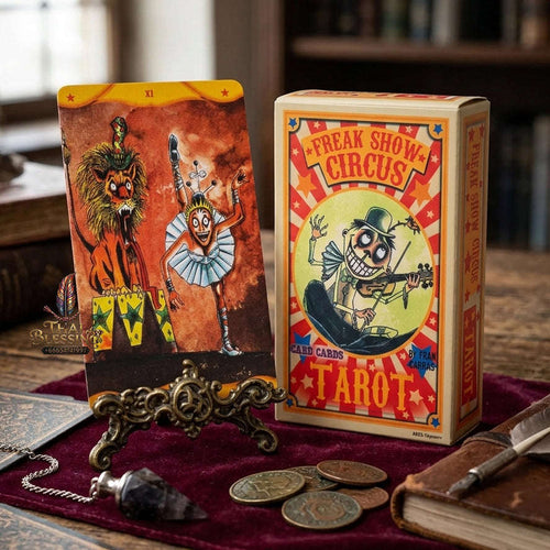 The Classic Tarot Cards Deck - 78-Card Rider-Waite Foundation Set with Guidebook | Beginner-Friendly & Premium Tabletop Divination Art Collectible for Fortune Telling Thai Blessing Co By RURUECHA