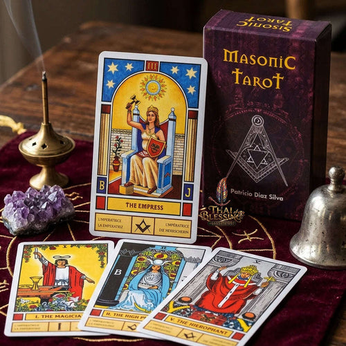 The Classic Tarot Cards Deck - 78-Card Rider-Waite Foundation Set with Guidebook | Beginner-Friendly & Premium Tabletop Divination Art Collectible for Fortune Telling Thai Blessing Co By RURUECHA