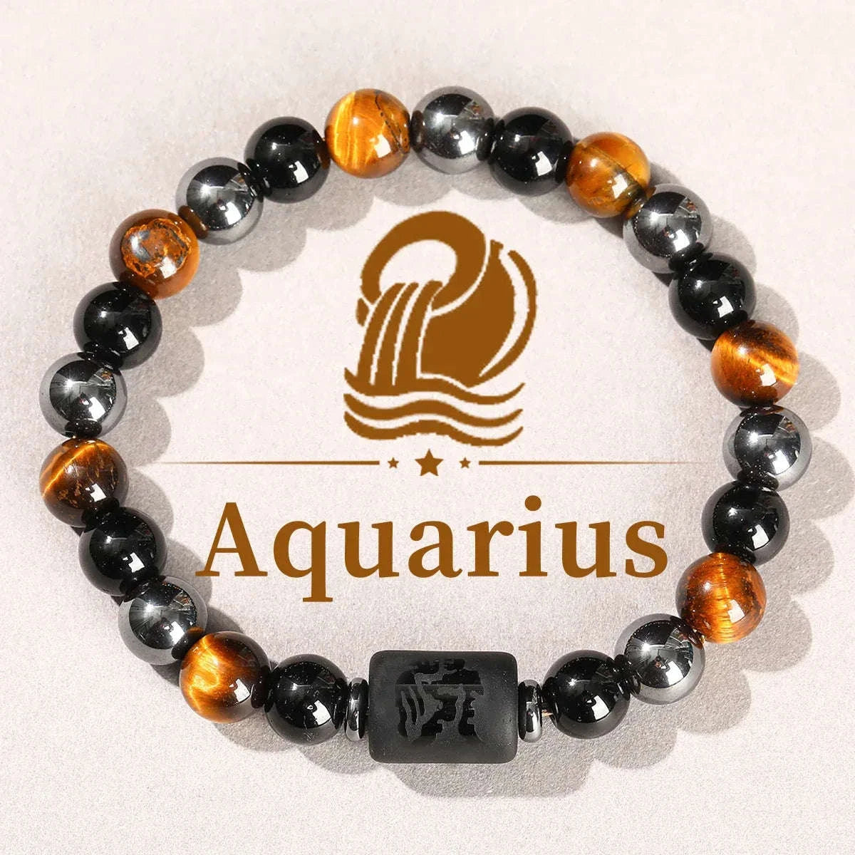 🌌 The "Cosmic Identity" Zodiac Bracelet: 12 Constellation Natural Stone Bangle for Men & Women 1.20-2.18