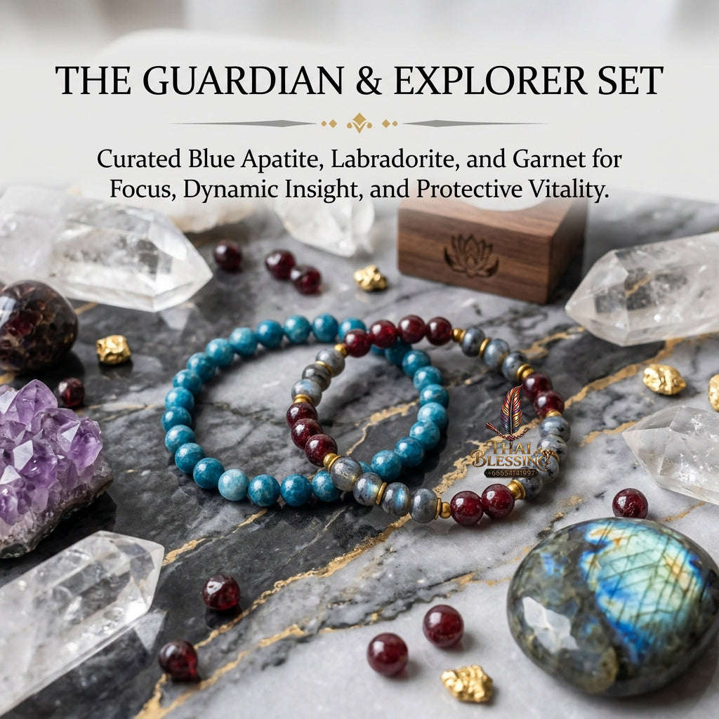 🧠 The "Deep Thinker" Bracelet: Natural Moonstone & Garnet for Focus & Clarity