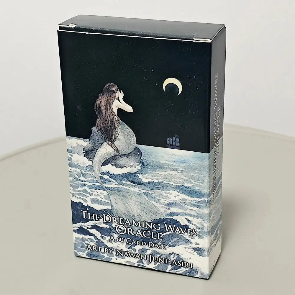 The Dreaming Waves Oracle Deck – 60 Soothing Feather and Ocean Inspired Cards, Portable 10.3 x 6 cm Default Title