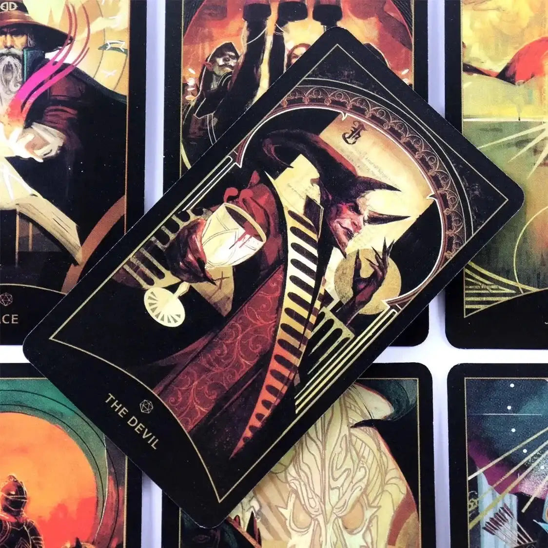 The Dungeon and Dragons Tarot Deck – 78-Card Party Game & Divination Set