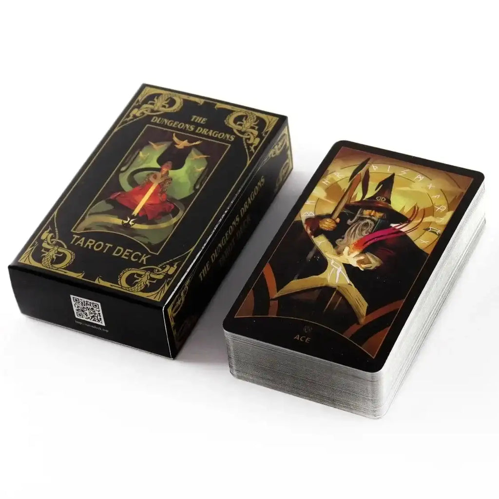 The Dungeon and Dragons Tarot Deck – 78-Card Party Game & Divination Set