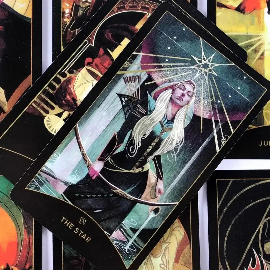 The Dungeon and Dragons Tarot Deck – 78-Card Party Game & Divination Set