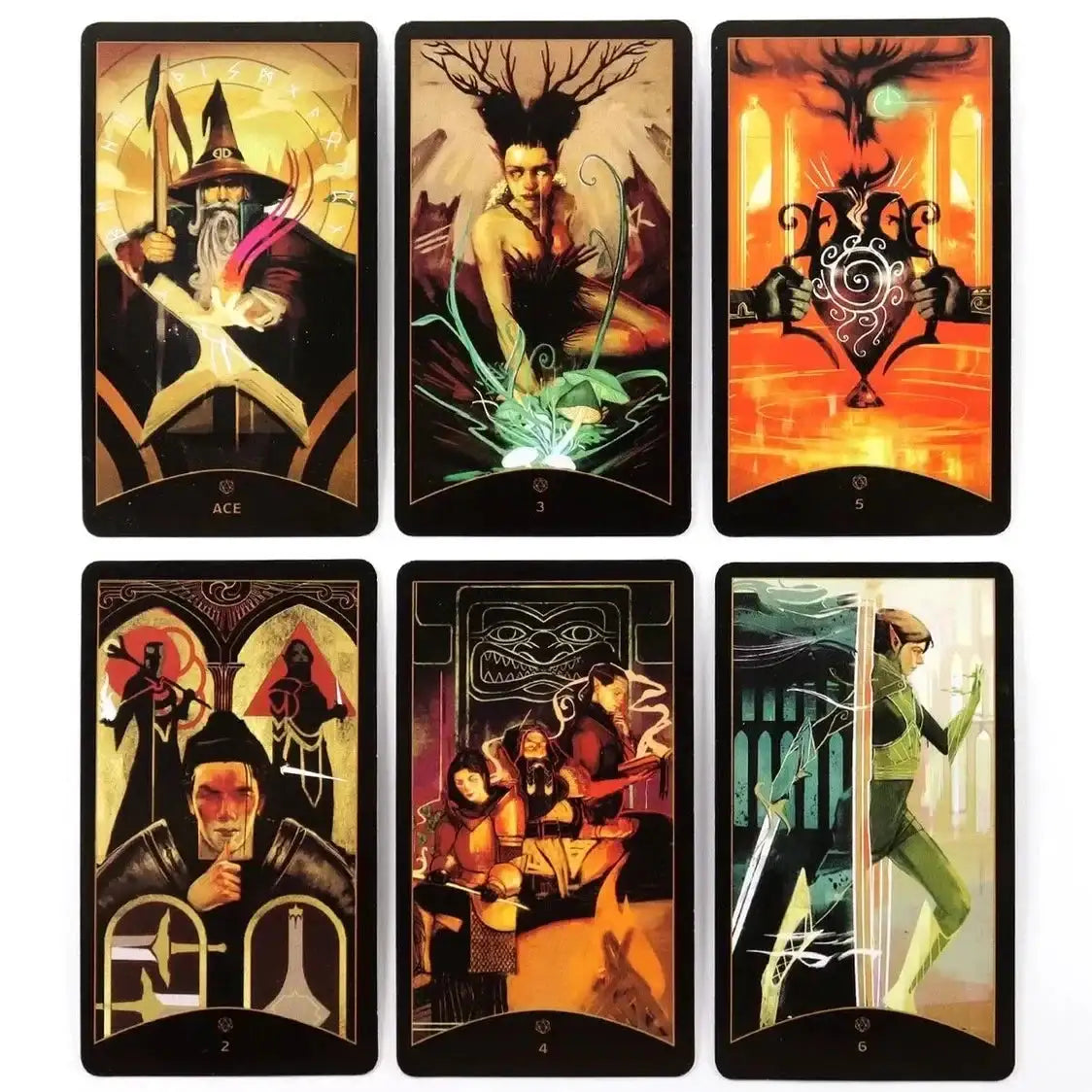 The Dungeon and Dragons Tarot Deck – 78-Card Party Game & Divination Set