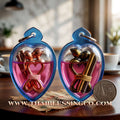 ✨ 💖 The Eternal Embrace: Sacred 'In-Koo Sud-Sawat' Golden Brass Love Charm in Moonlight-Consecrated 'Sao Long' Attraction Oil by Luang Ta Ruam (2018 Edition) – The Ultimate Soulmate Magnet, Business Charisma, and Irresistible Aura 💖 ✨