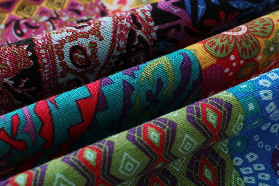 ✨ The Euro-Heritage Paisley Linen Trousers: Premium Men's Cotton-Linen Blend Casual Pants – Featuring Intricate 3D Paisley Graphics, Mid-Waist Drawstring, and Tailored Comfort for Spring/Autumn Seasons