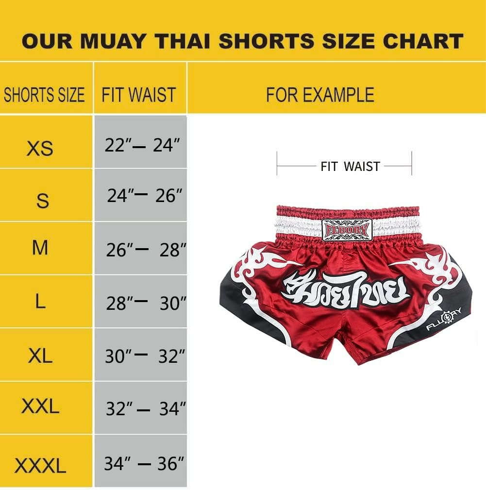 🏮 The FLUORY Elite Strike: Professional Muay Thai & Kickboxing Shorts – High-Performance Satin MMA Trunks for Competition and Combat Training, Unisex Design for Men, Women, and Kids (Dark blue Muay Thai shorts)