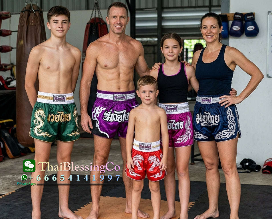 🏮 The FLUORY Elite Strike: Professional Muay Thai & Kickboxing Shorts – High-Performance Satin MMA Trunks for Competition and Combat Training, Unisex Design for Men, Women, and Kids (Purple Muay Thai shorts)