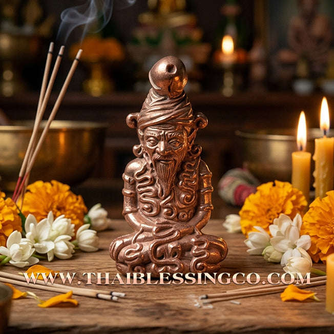 ✨ 🦅 The Forbidden Sage of Desire: Sacred Copper 'Ruesi Nok Ked' Maha Yant 68 by Arjan Plien Hatyanon (2025 Edition) – The Ultimate Master of Nightlife Charisma, Extreme Attraction, and Unstoppable Seduction 🦅 ✨
