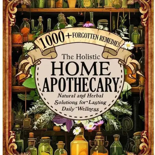 🌿 The Forgotten Pharmacist's Cookbook – Over 1,000 Natural Daily Health Recipes with Vintage Aesthetic and Detailed Illustrations