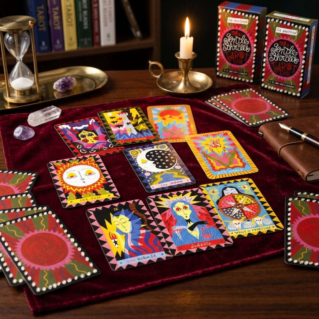 ✨ The Gentle Thrills Tarot Game: Future Fortune Telling Card Party Board Game, Entertainment Prediction Toy & Social Gathering Entertainment (Ages 14+) Thai Blessing Co By RURUECHA