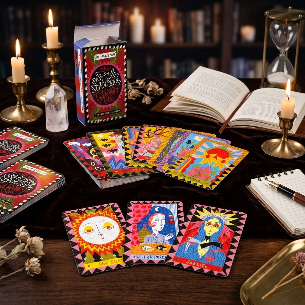 ✨ The Gentle Thrills Tarot Game: Future Fortune Telling Card Party Board Game, Entertainment Prediction Toy & Social Gathering Entertainment (Ages 14+) Thai Blessing Co By RURUECHA