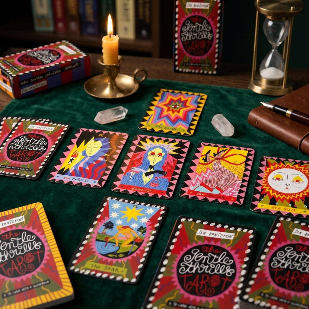 ✨ The Gentle Thrills Tarot Game: Future Fortune Telling Card Party Board Game, Entertainment Prediction Toy & Social Gathering Entertainment (Ages 14+) Thai Blessing Co By RURUECHA