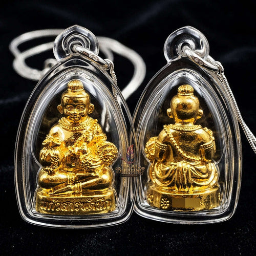 💥 THE GLEAMING GOLD-PLATED MASTERPIECE OF INSTANT WISH-FULFILLING CHILD SPIRIT WEALTH: THE LUANG PU KAEW KUMAR THEP THAN JAI KAEW SARAPHAT NUEK (GOLD-PLATED SAMRIT EDITION)! Thai Blessing Co By RURUECHA
