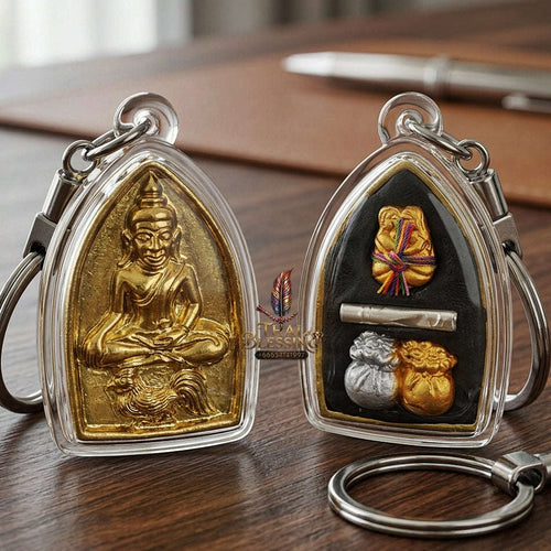 💥 THE GOLD-PLATED MASTERPIECE OF SOVEREIGN ATTRACTION: THE KHRU BA BAENG MAHA HLONG SUD RAK SAEN SANEHA (GOLD-PLATED EDITION)!  Sacred "Khun Phaen Maha Hlong Thai Blessing Co By RURUECHA