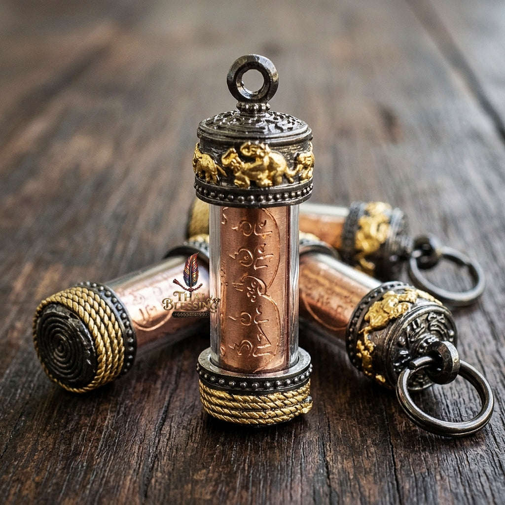💥 THE HISTORIC MASTERPIECE OF WILD ELEPHANT ATTRACTION & ABSOLUTE DESIRE: THE ACHAN TOY TAKRUD CHANG PRASOM KHOLONG!  Sacred "Takrud Chang Prasom Khong Thai Blessing Co By RURUECHA