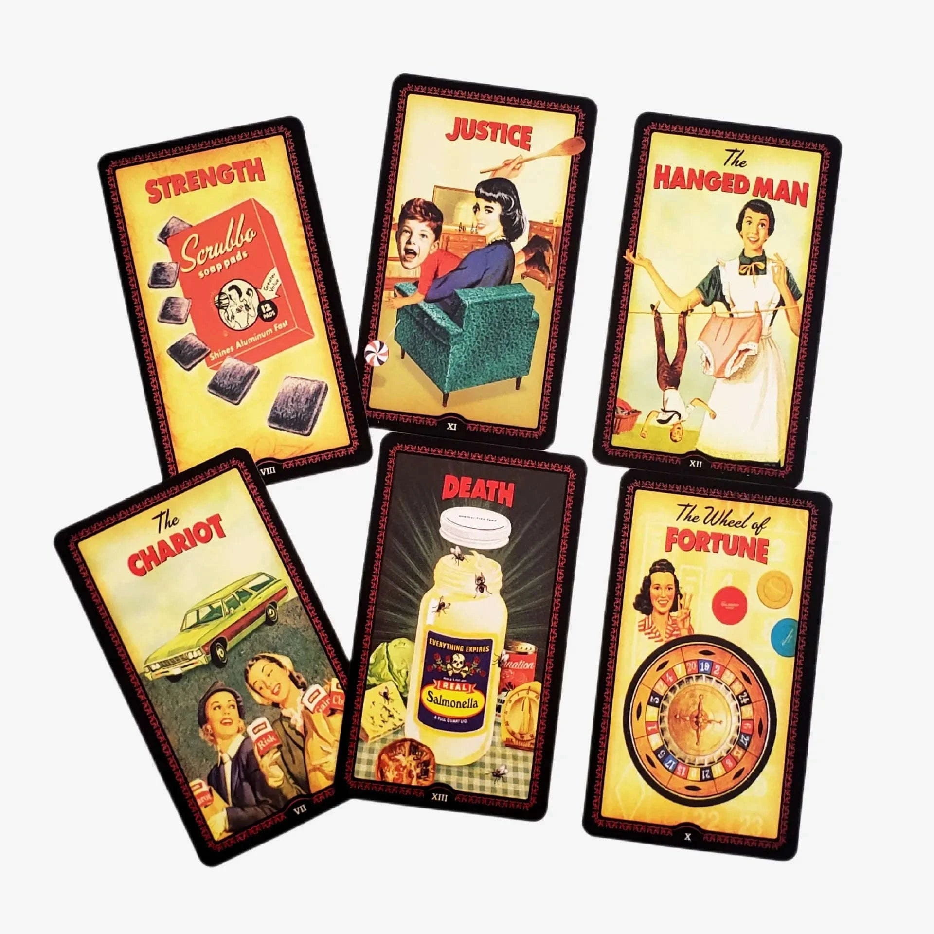 The Housewives Tarot Cards – 78-Card English Edition Divination Deck for Family Parties and Board Games
