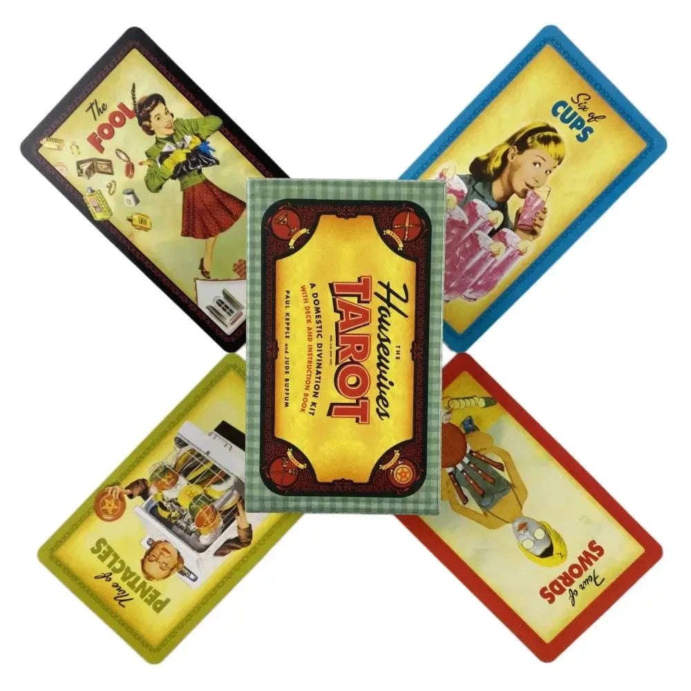 The Housewives Tarot Cards – 78-Card English Edition Divination Deck for Family Parties and Board Games
