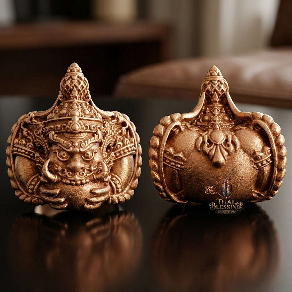 💥 THE IMMORTAL MILLIONAIRE ECLIPSE OF 2021: THE SATTALOHA PHRA RAHU OF WAT PA SAI YOI!  Sacred "Phra Rahu Om Ta Setthi (Immortal Millionaire Rahu) Thai Blessing Co By RURUECHA