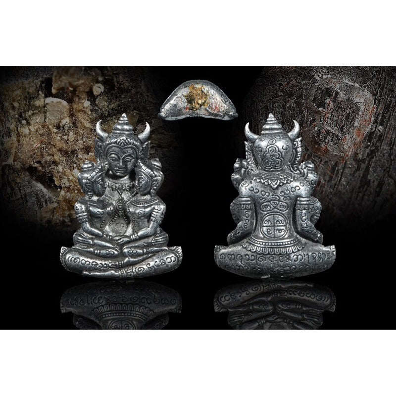 🌟 ❤️ The Impossible Union: Phaya Khao Kham "Plum Phee Luk" – The 1st Edition Masterpiece of Divine Resurrection & Seduction ❤️ Made of silver and mercury alloy