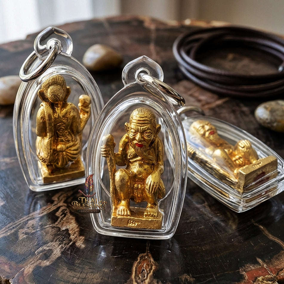 💥 THE LEGENDARY BRASS MASTERPIECE OF ULTIMATE WEALTH ACCUMULATION: THE LUANG PU KHUI BUCHABUJA CHU CHOK!  Sacred "Chu Chok Maha Lap (Great Fortune & Treasury Guardian Chu Chok) Thai Blessing Co By RURUECHA