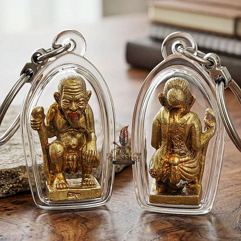 💥 THE LEGENDARY BRASS MASTERPIECE OF ULTIMATE WEALTH ACCUMULATION: THE LUANG PU KHUI BUCHABUJA CHU CHOK!  Sacred "Chu Chok Maha Lap (Great Fortune & Treasury Guardian Chu Chok) Thai Blessing Co By RURUECHA