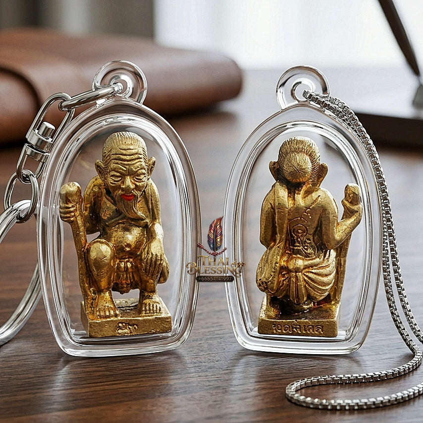 💥 THE LEGENDARY BRASS MASTERPIECE OF ULTIMATE WEALTH ACCUMULATION: THE LUANG PU KHUI BUCHABUJA CHU CHOK!  Sacred "Chu Chok Maha Lap (Great Fortune & Treasury Guardian Chu Chok) Thai Blessing Co By RURUECHA