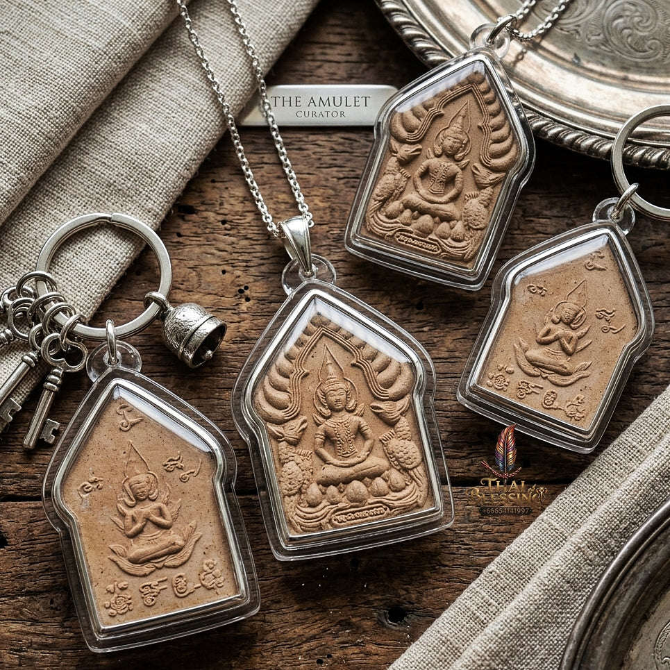 💥 THE LEGENDARY HERBAL-NECROMANTIC MASTERPIECE OF SALIKA SPELLS & LEGENDARY WAX INFUSION: THE RUE SI AMNAT THONG CHAROEN KHUNPHAEN MON SALIKA (BE 2558)! Thai Blessing Co By RURUECHA