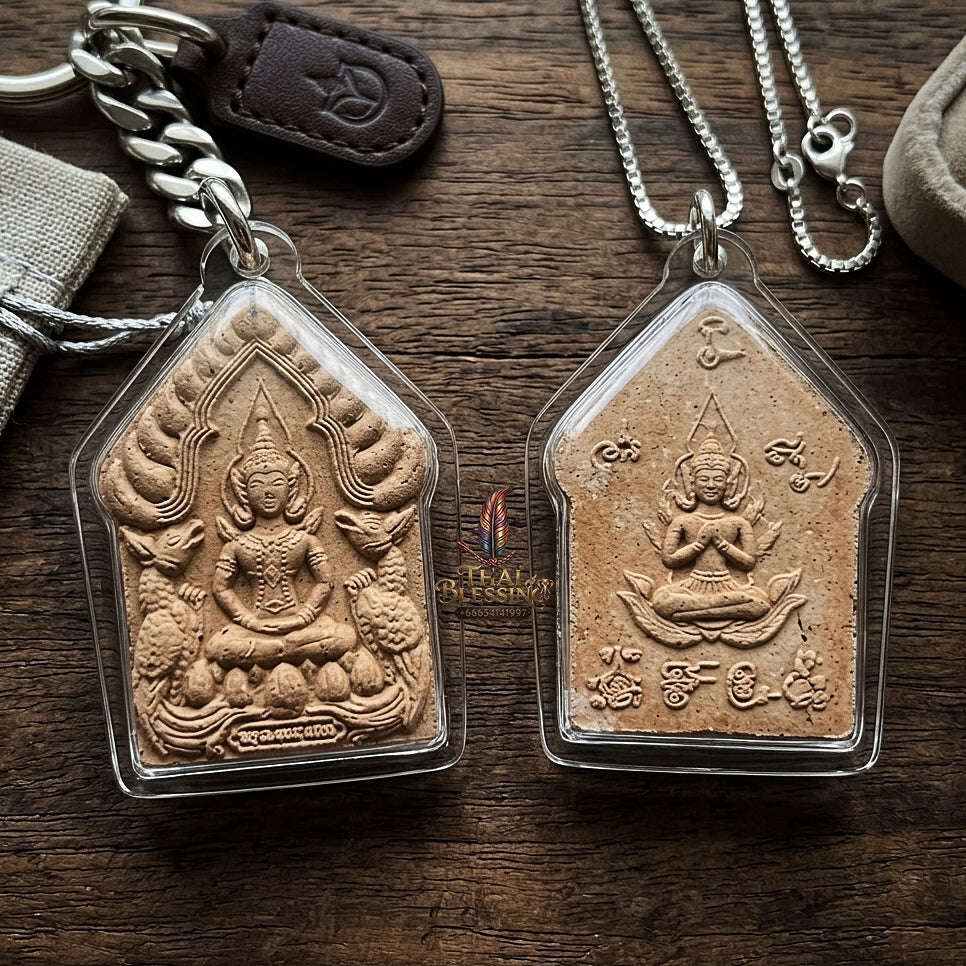 💥 THE LEGENDARY HERBAL-NECROMANTIC MASTERPIECE OF SALIKA SPELLS & LEGENDARY WAX INFUSION: THE RUE SI AMNAT THONG CHAROEN KHUNPHAEN MON SALIKA (BE 2558)! Thai Blessing Co By RURUECHA