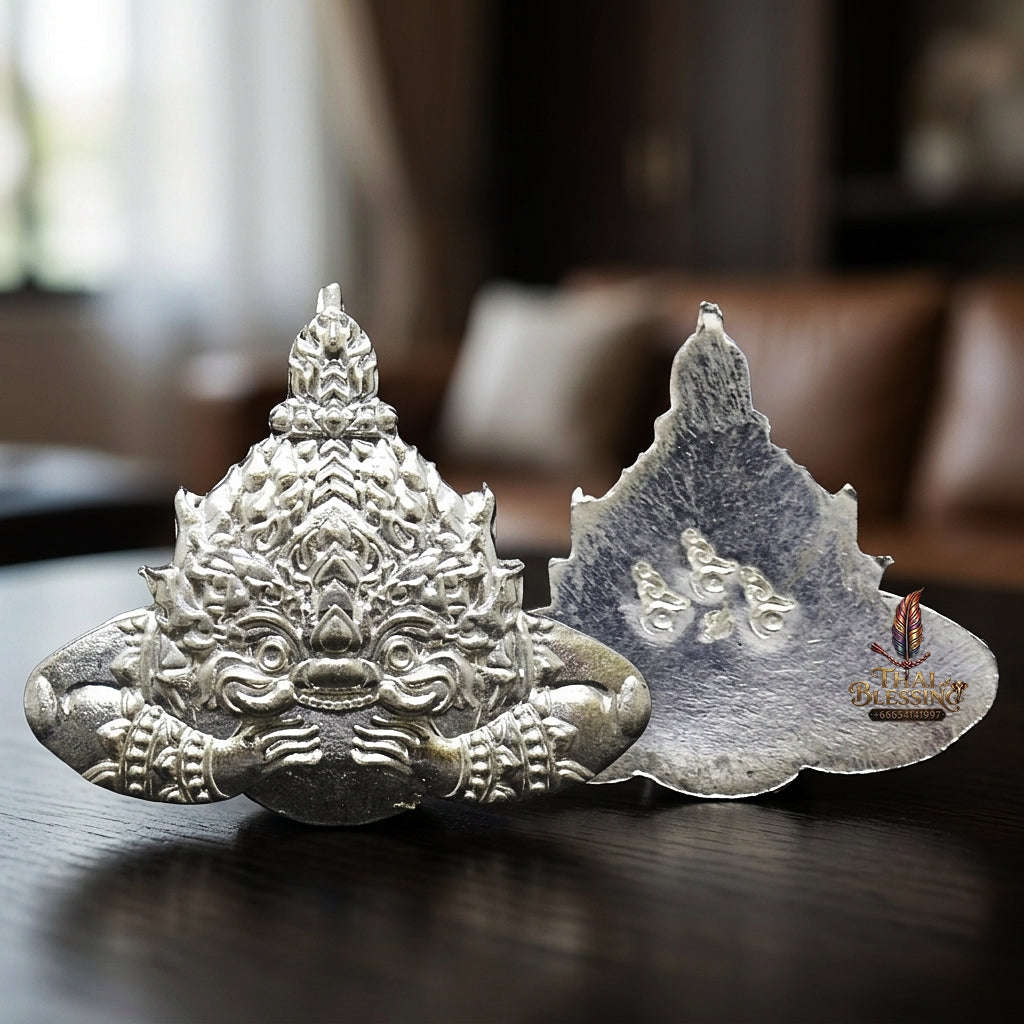 💥 THE LEGENDARY TITAN ECLIPSE OF EXPLOSIVE WEALTH: THE "KHOT RUAY" SILVER RAHU! Thai Blessing Co By RURUECHA