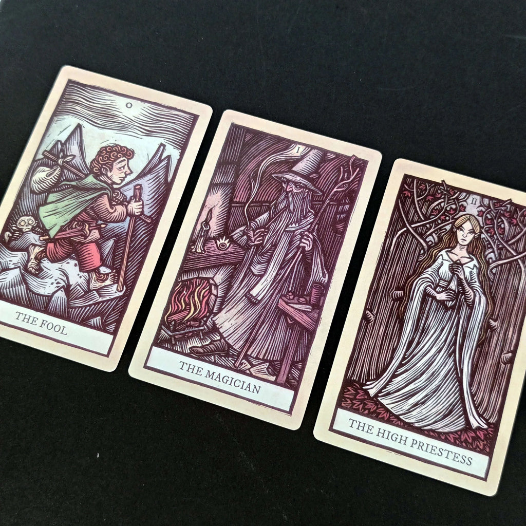 🔥The Lord of The Rings Tarot Deck | 12x7cm 78 Cards Featuring Iconic Characters & Scenes — Rider Waite System