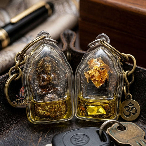 💥 THE MASTER-GRADE NECROMANTIC PENDANT OF EASTERN POWER: THE LUANG PHO KHOEN ONG KRU KHUN PHAEN!  Sacred "Khun Phaen Phrai Kuman Ong Kru Thai Blessing Co By RURUECHA