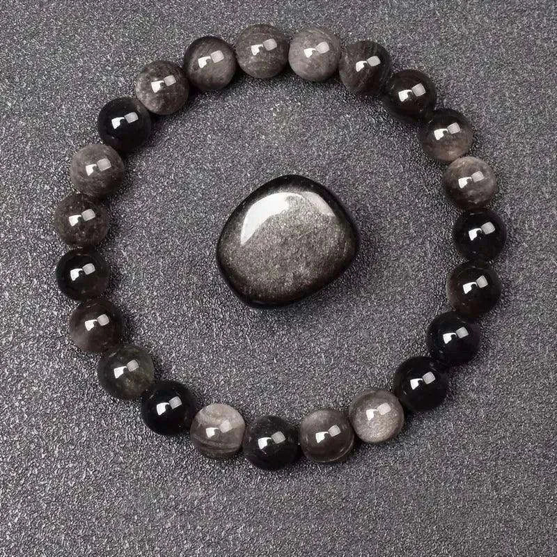 🔮 The "Master Healer" Collection: Natural Amethyst, Tiger Eye & Quartz Reiki Energy Bracelets