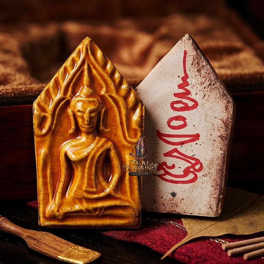 💥 THE MASTERPIECE OF CHARM & TREASURY WEALTH: THE LUANG PHI TOR WAT MANEEWONG KHUN PHAEN SANEH PHOCHASAP (POWDER EDITION)! Thai Blessing Co By RURUECHA
