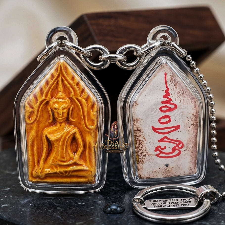💥 THE MASTERPIECE OF CHARM & TREASURY WEALTH: THE LUANG PHI TOR WAT MANEEWONG KHUN PHAEN SANEH PHOCHASAP (POWDER EDITION)! Thai Blessing Co By RURUECHA