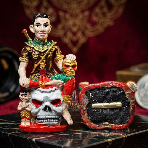 💥 THE MASTERPIECE OF HAND-PAINTED WEALTH & NECROMANTIC SOVEREIGNTY: THE MAHA CHANUAN PAINTED PRAI KUMAN KHUN PHAEN!  Sacred "Khun Phaen Prai Kuman (Master-Grade Necromantic Khun Phaen) Thai Blessing Co By RURUECHA