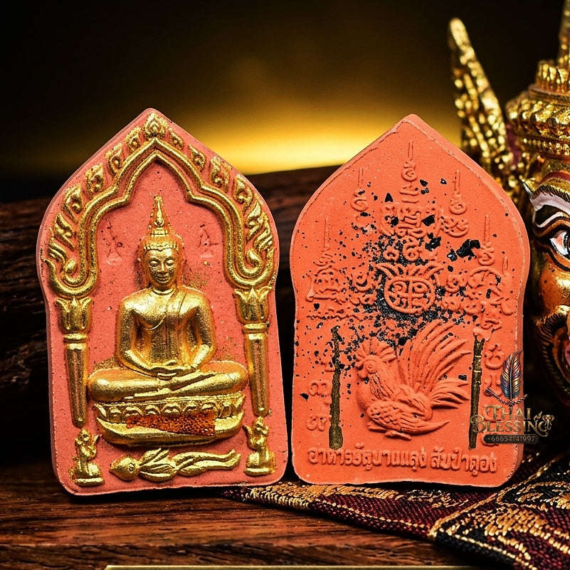 💥 THE MASTERPIECE OF PINK LANNA SEDUCTION & LEGENDARY KAI KUK CHARM: THE ACHAN NAN DAENG KHUNPHAEN KAI KUK (PINK SANEH HERB EDITION)! Thai Blessing Co By RURUECHA