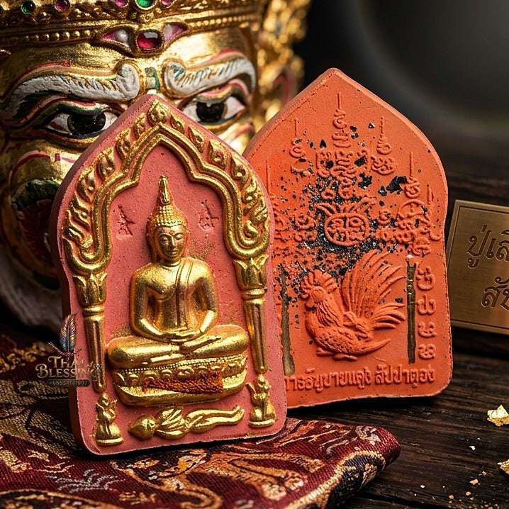💥 THE MASTERPIECE OF PINK LANNA SEDUCTION & LEGENDARY KAI KUK CHARM: THE ACHAN NAN DAENG KHUNPHAEN KAI KUK (PINK SANEH HERB EDITION)! Thai Blessing Co By RURUECHA