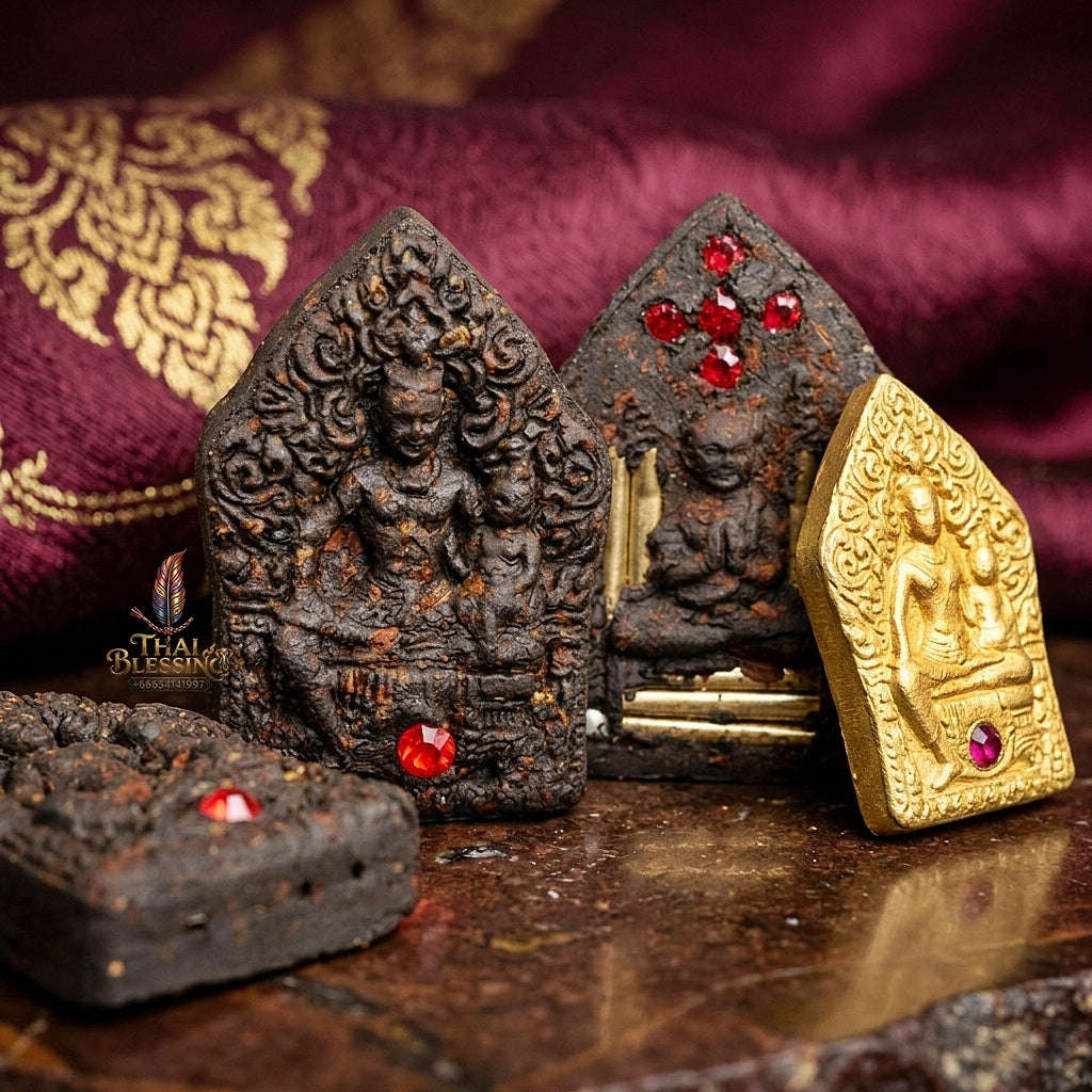 💥 THE MASTERPIECE OF TRI-MASTER SANGHA BLESSINGS & TIMELESS SEDUCTION: THE THREE-MASTER KHUN PHAEN SANEH (HERB MATRIX EDITION)! Thai Blessing Co By RURUECHA